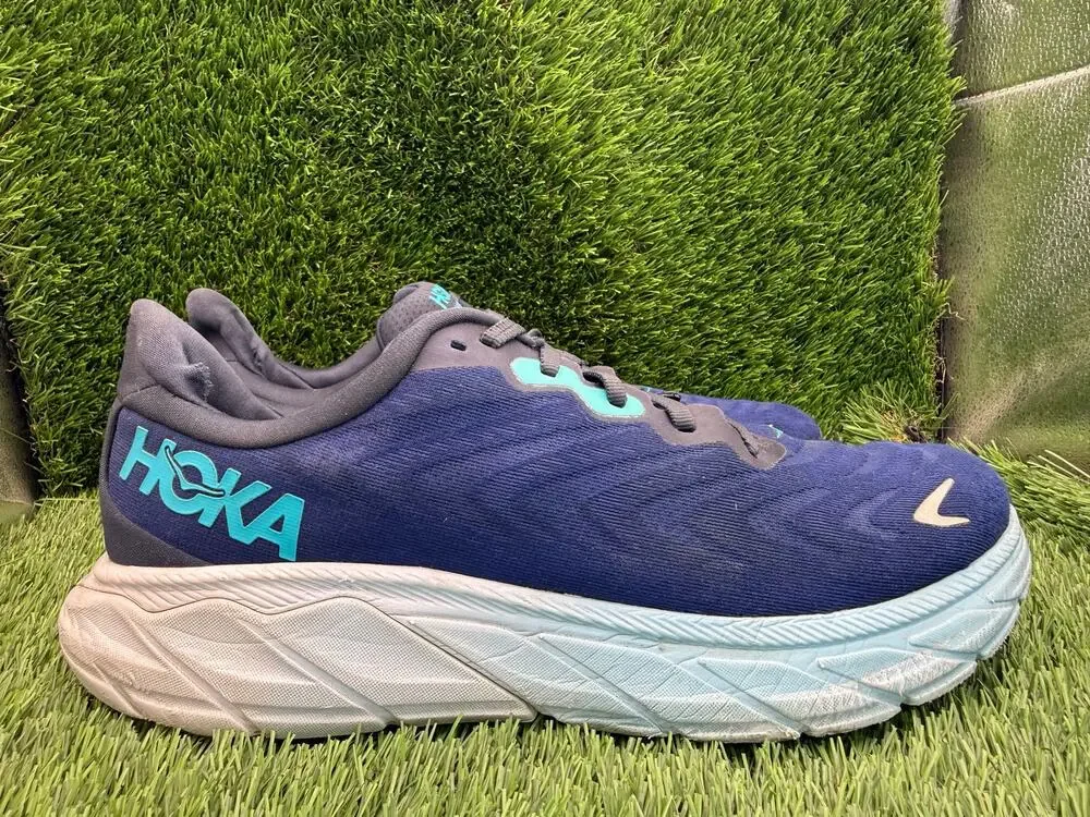 Hoka One One Arahi 6 1123194-OSBB Athletic Sneaker Men's 9.5D Blue Mesh Running